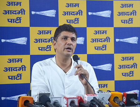 AAP leader Saurabh Bharadwaj.