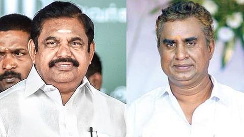 Edappadi K Palaniswami (left); and SP Velumani.