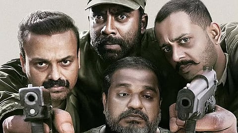 Poster of Kunchacko Boban's Oru Durooha Saahacharyathil