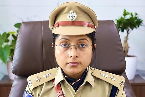 Smt. Ritiraj, IPS. who will conduct the probe in the POCSO case against Bandi Bageerath, son of Union Minister Bandi Sanjay Kumar