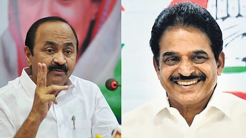 Kerala state Chief Minister VD Satheesan and Congress general secretary (organisation) KC Venugopal