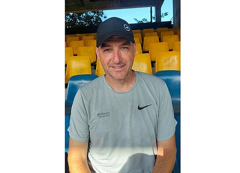 Indian national men's 4x100m relay team coach James Hillier