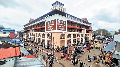 Ernakulam market complex.