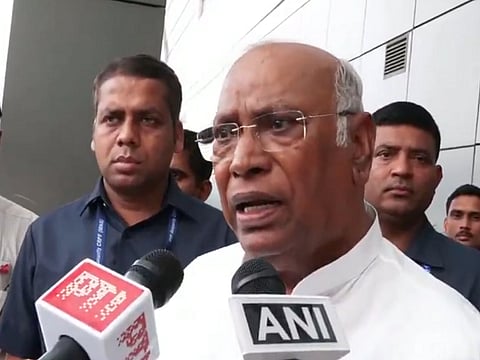 Congress president Mallikarjun Kharge 