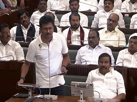 Tamil Nadu LoP Udhayanidhi Stalin. 
