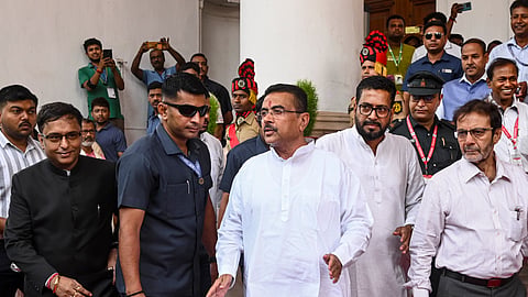 West Bengal Chief Minister Suvendu Adhikari during the oath-taking ceremony of the newly-elected MLAs in the state Legislative Assembly, in Kolkata, Wednesday, May 13, 2026.