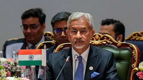 External Affairs Minister S Jaishankar during the BRICS Foreign Ministers' Meeting, at Bharat Mandapam in New Delhi, Thursday, May 14, 2026.