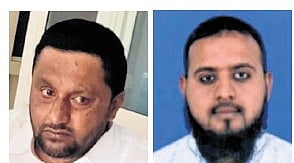 Saleemulla Baig (L), Hassain Baig