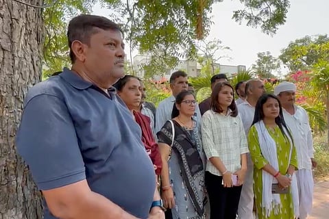 Several bereaved families gathered at Ahmedabad’s Sola Bhagwat, alleging that neither authorities nor the Tata Group have addressed their demands