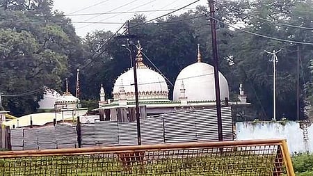 The Bhojshala-Kamal Maula Mosque in Madhya Pradesh's Dhar. 
