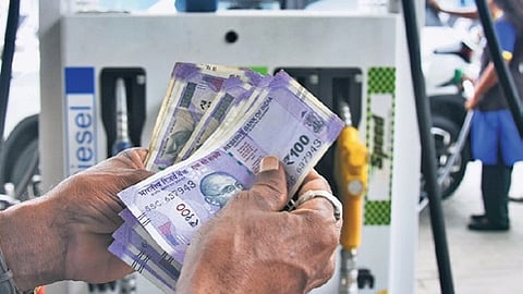 High-speed diesel price has now gone up to Rs 95 per litre.