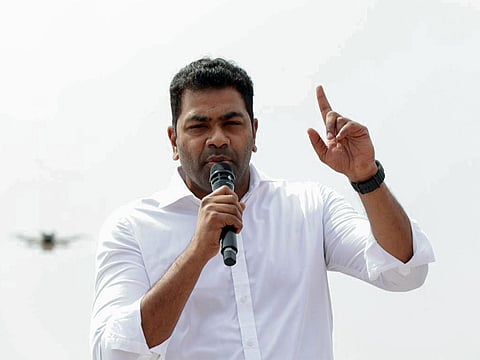 Tamil Nadu Minister Aadhav Arjuna