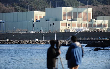 The plant is located in Omaezaki, Shizuoka Prefecture, near a seismic fault line where a massive Pacific earthquake is expected to occur in the coming years or decades.