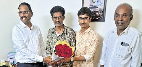 BV Chandra Sekhar Reddy, 1st Ranker