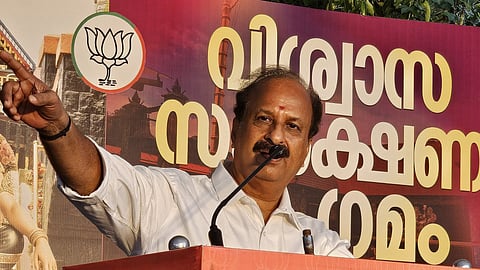 BJP state vice-president K Soman
