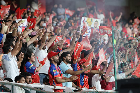 Fans enjoying an IPL match this season