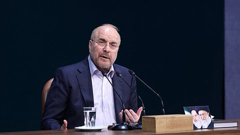 Iran's Parliament Speaker Mohammad Bagher Ghalibaf.