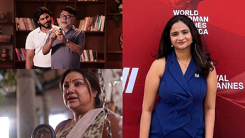 Stills from September 21 (L) and director Karen Kshiti Suvarna (R)