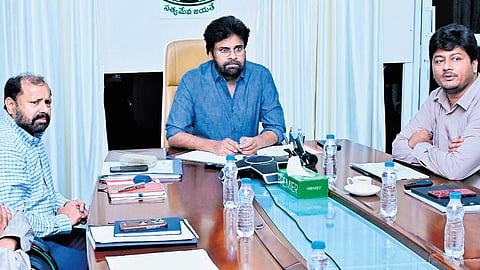Andhra Pradesh Deputy Chief Minister and Panchayat Raj Minister Pawan Kalyan.