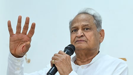 Former Rajasthan chief minister Ashok Gehlot. 