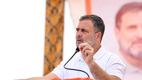 Congress leader Rahul Gandhi. 