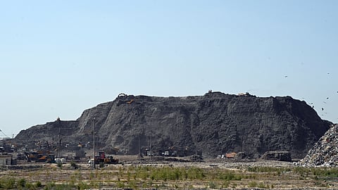The landfill-flattening exercise forms part of Delhi’s broader push to eliminate the city’s infamous garbage mountains through biomining.