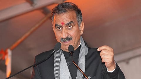 Himachal Pradesh Chief Minister Sukhvinder Singh Sukhu. 