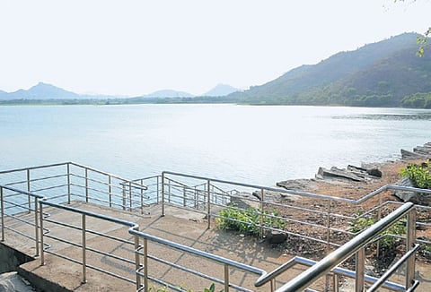 Rayalacheruvu irrigation tank in Ramachandrapuram mandal of Tirupati