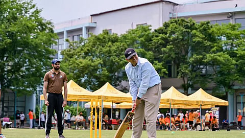 Consul General of India in Shanghai, Pratik Mathur, inaugurated the annual East China Indian Diaspora Cricket Tournament.