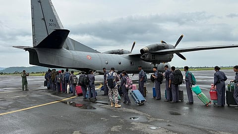 The cadets underwent a flying camp in Imphal from May 11 to 20, and remained stranded there.