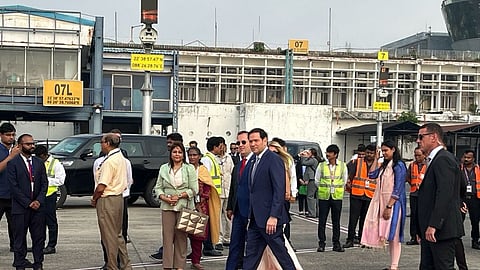 Marco Rubio became the first US secretary of state to set foot in Kolkata since Hillary Clinton visited the city in May 2012.