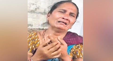 Rayaveni Laxmi alleged that police assaulted her during questioning. 