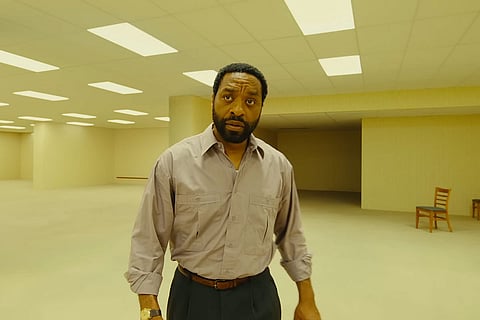 A still from Backrooms featuring Chiwetel Ejiofor