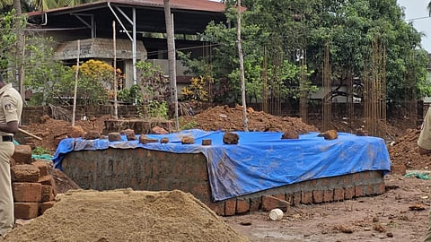 According to the locals a place of worship stood there for several Years and was demolished by the authorities for development works. 