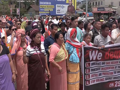 Naga Peoples Union demands release of six hostages in Imphal rally