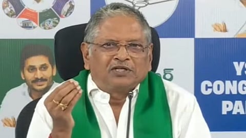 YSRCP general secretary for Agriculture and Farmers’ Welfare MVS Nagi Reddy.