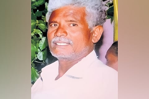  V Anthoniraj was assaulted by the Sivagiri police personnels in front of his three-year-old grandson on May 15