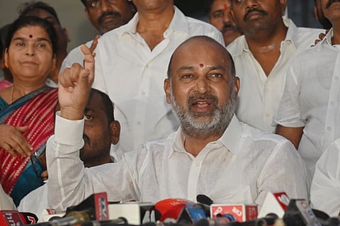 Union minister of state for Home Affairs Bandi Sanjay Kumar.