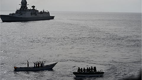 Pirate groups are operating over 1,000 nautical miles from Somalia, using hijacked mother ships to launch attacks deep into the Arabian Sea.