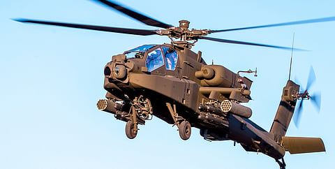The US Department of Defence said India had sought sustainment support services for its AH-64E Apache helicopters, including engineering, technical and logistics support.