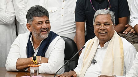 Sources said Shivakumar may induct Siddaramaiah’s son Yathindra as deputy CM to ensure stability after the latter steps down as chief minister.