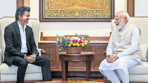 CM Joseph Vijay placed request for CABS in TN with PM Modi on Wednesday