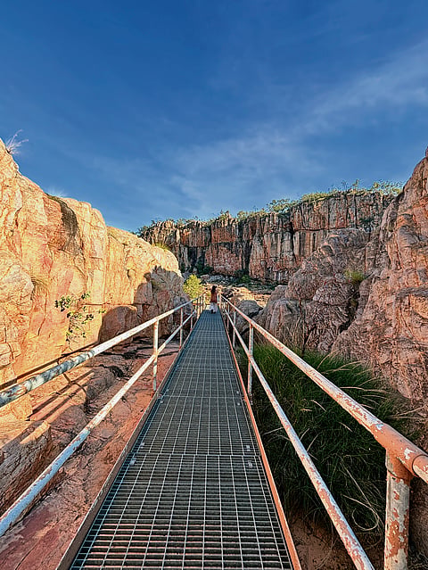 Sandstone corridors in Nitmiluk