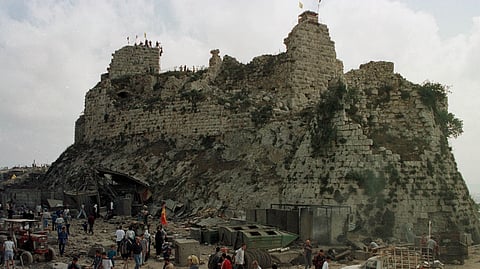Image of Beaufort castle near the city of Nabatiyeh used for representation purposes only.