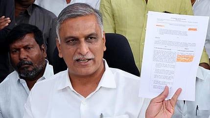 BRS MLA T Harish Rao. 