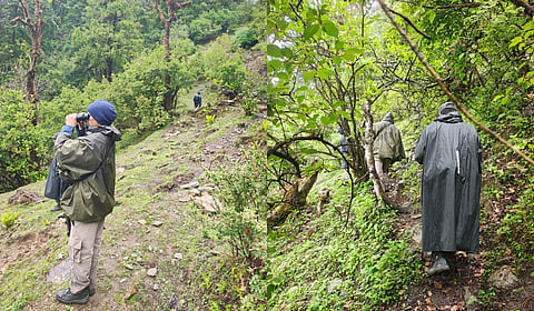 Uttarakhand authorities launch massive operations for two missing trekkers in Uttarakhand.
