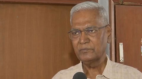 Communist Party of India (CPI) General Secretary D Raja.