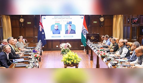 Defence Minister Rajnath Singh and Australian Deputy Prime Minister and Defence Minister Richard Marles co-chaired the second India-Australia Defence Ministers’ Dialogue in New Delhi, barely eight months after their inaugural meeting in Australia.