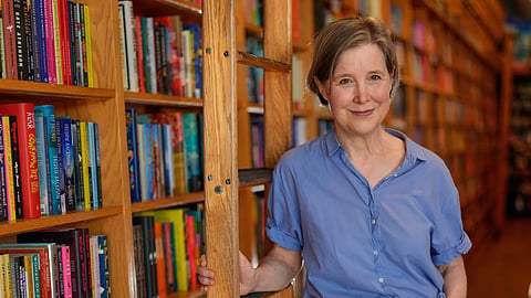 Author Ann Patchett poses for a portrait at her bookstore in Nashville, Tenn., on April 22, 2026.