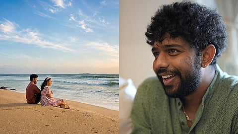 A still from Bhavaantara (L) and Karthik Sharma (R)